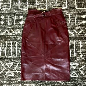 [SOLD] Leather Skirt